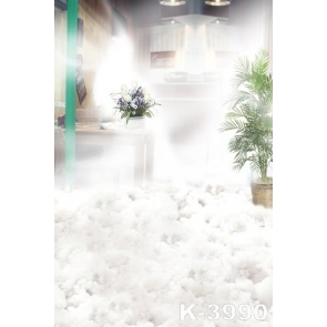 Dreamy Indoor Bright Wedding Photo Backdrops Studio Background