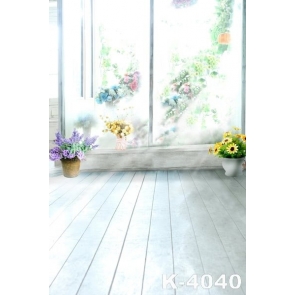 Stereoscopic Flower House Indoor Wedding Studio Photo Backdrops