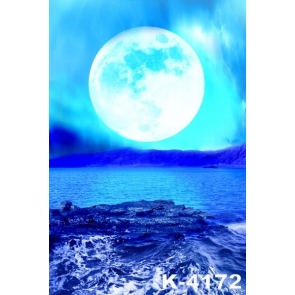 The Sea Very Close To The Moon Custom Backdrops