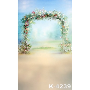 Beautiful Oil Painting Flower Backdrop Personalized Wall Backdrops