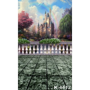 Scenic Backdrops Castle Building Studio Background Vinyl Photography Backdrops