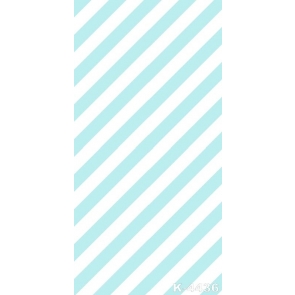 Diagonal Blue White Stripes Vinyl Photography Backdrops Personalized Backdrop