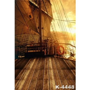 Personalized Yacht Deck Studio Vinyl Photography Background