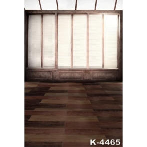 Indoor Wood  Floor Window Shades Wood Photography Backdrop