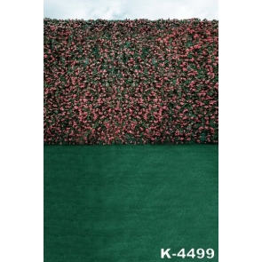 Green Grassland Roses Flowers Wall Wedding Best Photography Backdrops