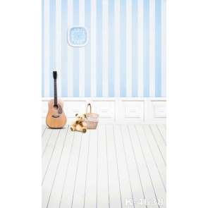 Attractive Fashion Wooden Floor Newborn Photography Backdrops 