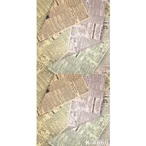 Lots of Newspaper Vinyl Wall Photography Background Props