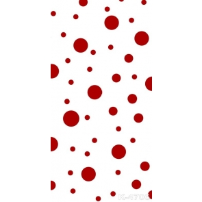 Simple Red Polka Dots White Vinyl Photography Backdrops Personalized Backdrop