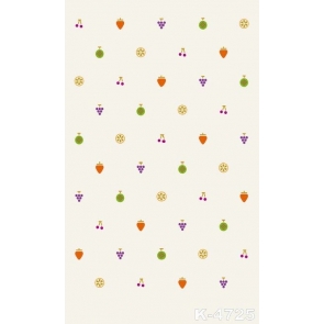 Colorful Fruits Beige Studio Background Personalized Backdrop