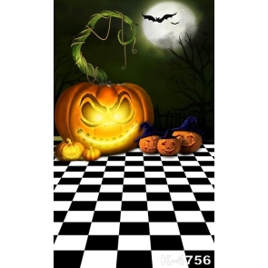  Halloween Party Photography Backdrops Custom Pumpkin Background