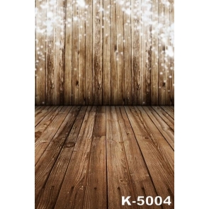 Snowflake Wooden Floor Wall Background Photo Studio Backdrops