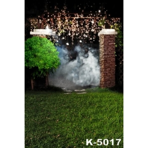 Green Grass Land Courtyard Festival Photography Background Props