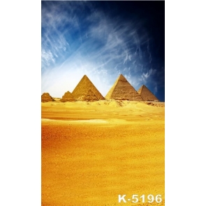 Pyramids in Gobi desert Scenic Photo Prop Background