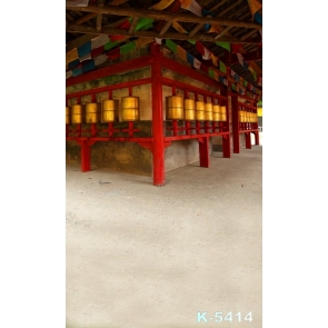 Ancient Chinese Palace Bells Building Studio Background Photography Backdrops