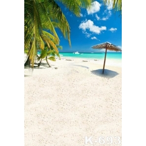 Summer Holiday Blue Sky Green Sea Seaside Beach Photography Background