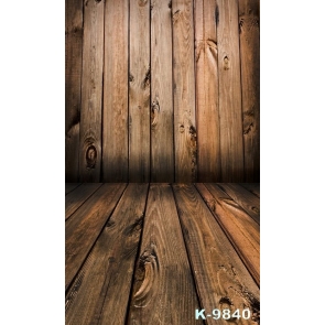 Classic Color Wooden Wall Floor Custom Vinyl Photography Backdrops