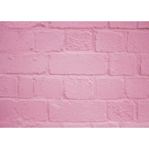Light Pink Retro Brick Wall Background Party Photography Backdrop