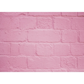 Light Pink Retro Brick Wall Background Party Photography Backdrop