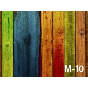 Attractive Multicolored Vintage Wood Vinyl Photography Backdrops