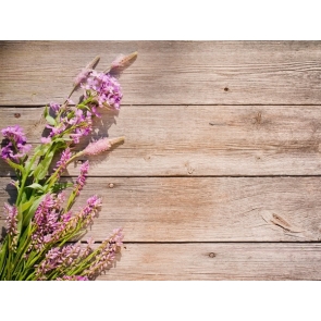 Wood Plank Backdrop With Flowers Rustic Wood Photography Background