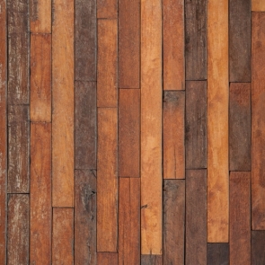 Reddish Brown Wood Block Floor Photo Wall Backdrop