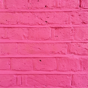 Retro Pink Brick Wall Background Party Photography Backdrop