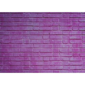Retro Purple Brick Wall Background Party Photography Backdrop
