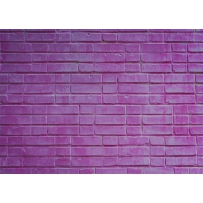 Retro Purple Brick Wall Background Party Photography Backdrop