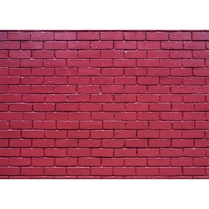 Retro Red Brick Wall Background Studio Photography Backdrop