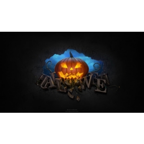 Scariest Pumpkin Theme Halloween Party Backdrop Wall Background Decorations