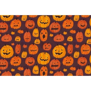 Spooky Pumpkin Theme Wall Background Halloween Party Backdrop Decorations