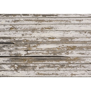 Vintage Shabby Horizontal Wood Floor in Old Days Vinyl Wood Backdrop