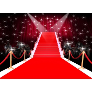 Vinyl Red Carpet Backdrop Stage Party Photography Background