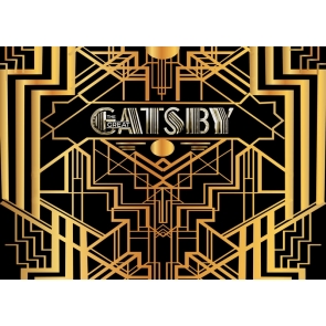 Personalized 1920s Party Backdrops Great Gatsby Photography Background