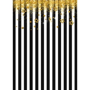 Black White Stripes Spade Backdrop Birthday Wedding Photography Party Background