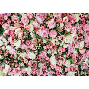 Colorful Roses Flower Wall Backdrop Baby Shower Photography Background