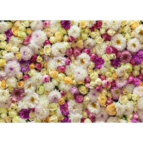 Colorful Flower Wall Backdrop Wedding Background Photography