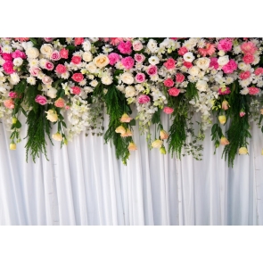 Flower Wall Wedding Backdrop Bridal Shower Photography Background