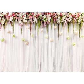 Bridal Shower Flower Wall Wedding Backdrop Studio Photography Background