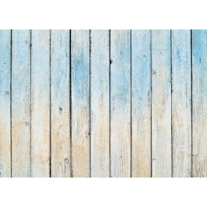 Retro Gradient Blue Wood Backdrop Studio Photography Background