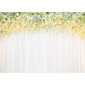 Bridal Shower Wedding Flower Backdrop  Photo Studio Photography Background