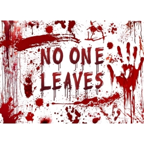 Scary Blood Hand Dripping Blood Halloween Backdrop Party Decorations Background