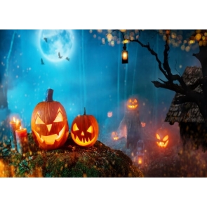 Pumpkin Theme Halloween Party Backdrop Decoration Prop Photography Background