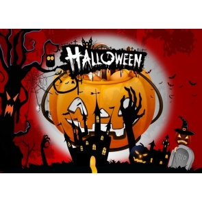 Cartoon Animation Halloween Backdrop Stage Party Photography Background