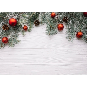 Rustic Christmas Backdrop Christmas Tree Branch Wood Board Background