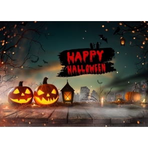 Pumpkin Happy Halloween Party Backdrop Stage Party Photography Background