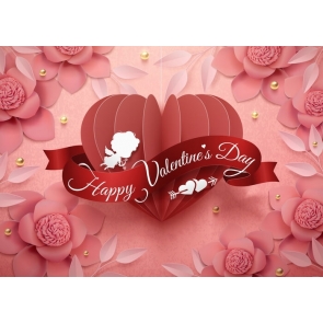 Personalized Happly Valentines Day Backdrop Party Photography Background