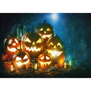 Pumpkin Theme Halloween Backdrop Party Stage Background