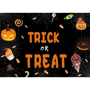 Trick Or Treat Halloween Party Backdrop Photography Background