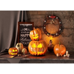 Pumpkin Halloween Backdrop Stage Party Photography Background